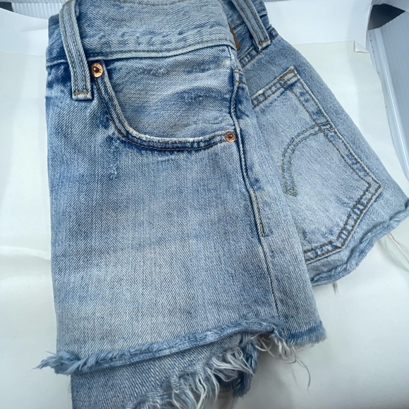 Levi’s size 25 upcycled denim shorts - Picture 7 of 11